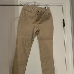 Old navy pixie beige trousers size 6